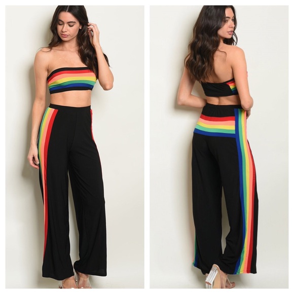 Rainbow Bandeau 2 pc Set - Picture 2 of 5